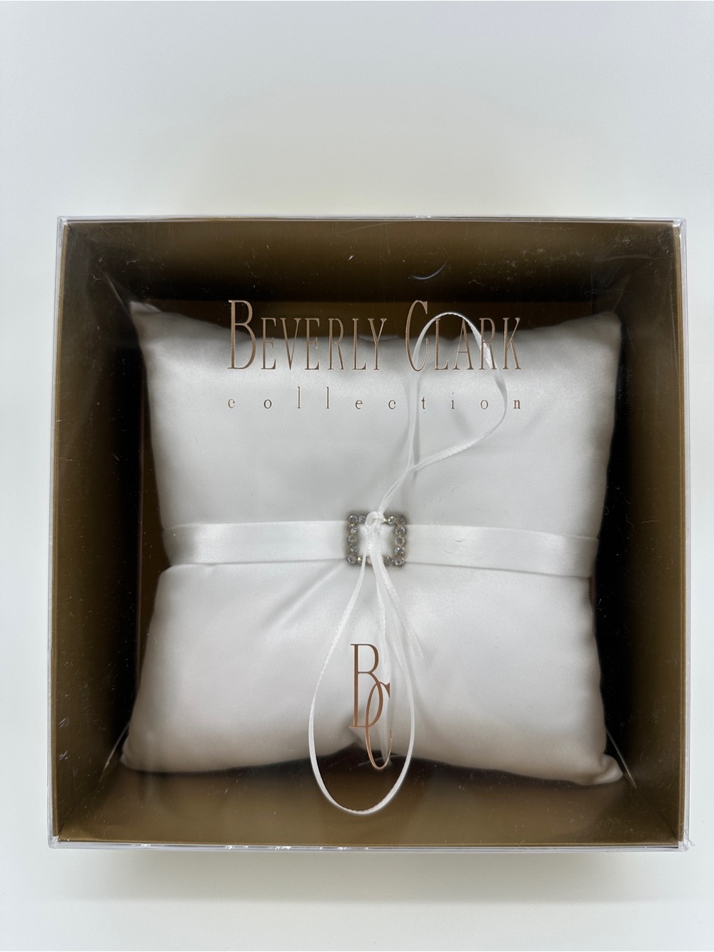 Ring Bearer Pillow Wedding Glamour White